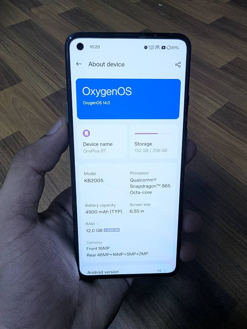One Plus 8T 4