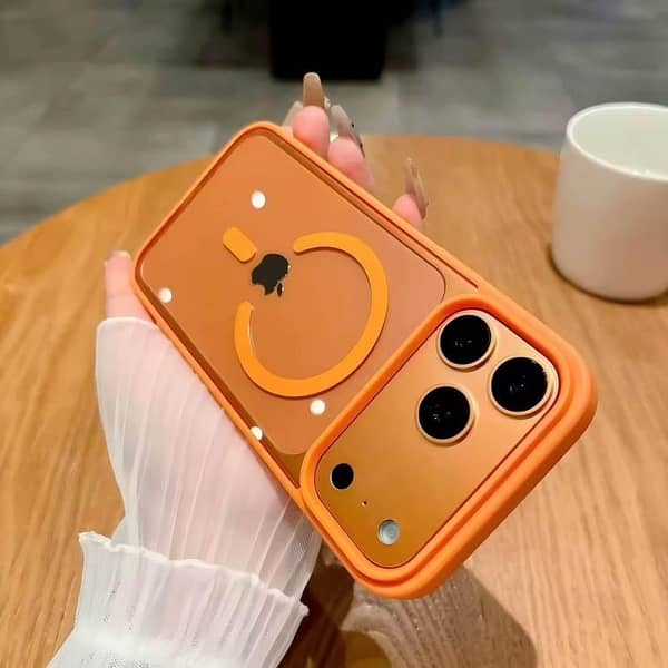 iPhone Desert Titanium Case with Camera Lens Protection and MagSafe for iPhone 11-17 Pro Max, 16/15/14/13/12 Pro Max