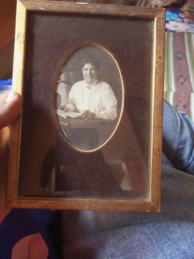 100 year old antique framed