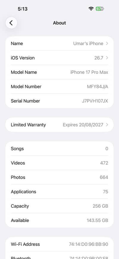 Iphone 17 pro max