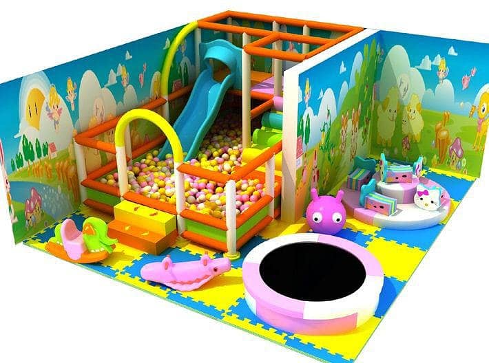 kids Slide/Swings/Kids rides/jhula/Soft play area/Indoor Swings/Kids ...