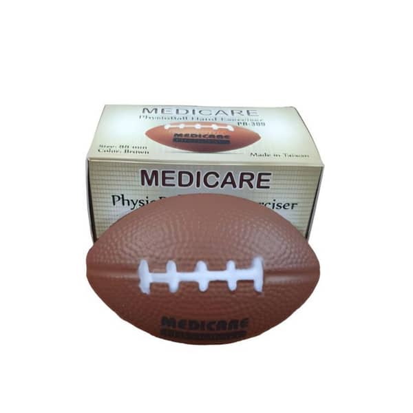 Medicare Physio Ball (Rugby Shape) Hand Exercise & Stress Relief
