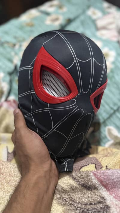 Spider-Man Black & Red Mask for Sale