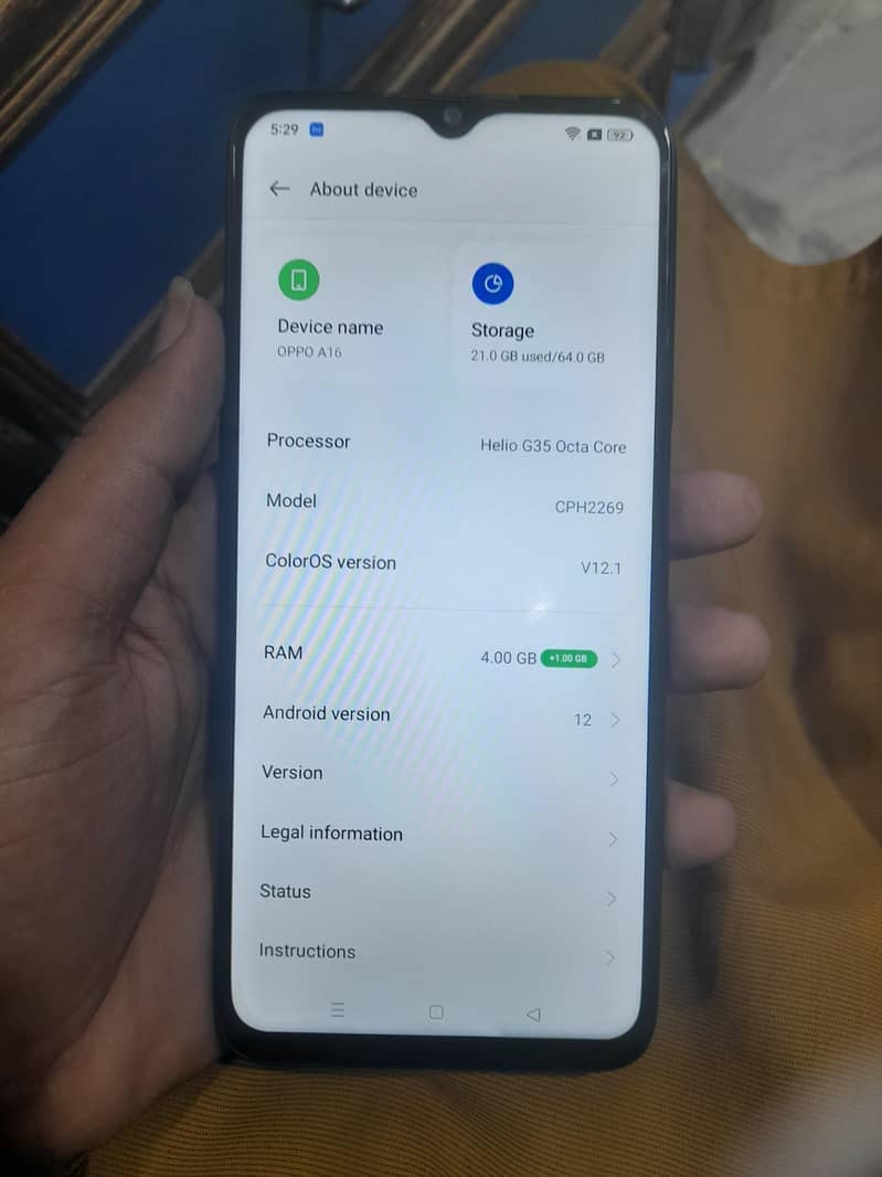 OPPO A16 3