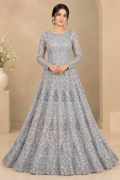 maxi , fancy maxi , party wear , wedding dress