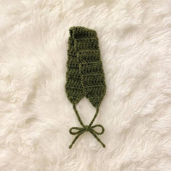 NARAM YARN Premium Handmade Crochet Hair Bandana for Women & Girls – Adjustable Knitted Wool Headband, Vintage Boho Hairwrap