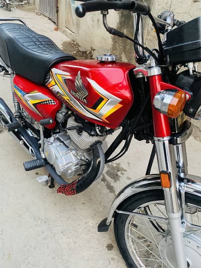 Honda CG-125 2025 Red total Original