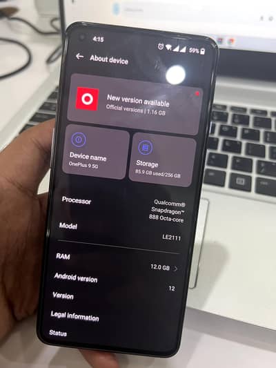Oneplus 9 (12/256) Dual Sim