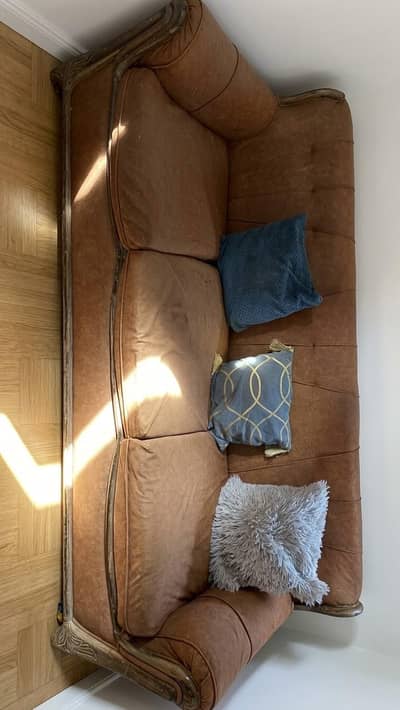 5 Seater Sofa Set for Sale – Brown Color
