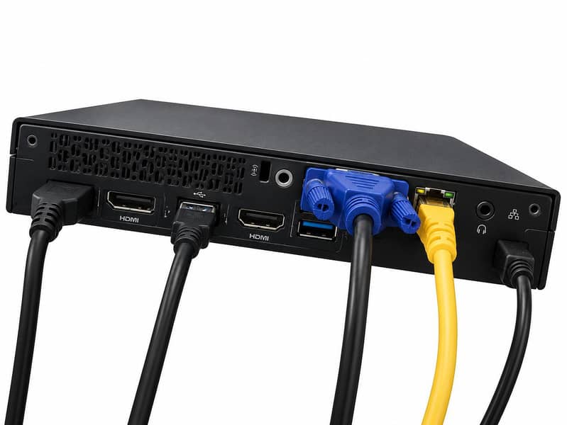 Computer Setup(Monitor,CPU,Keyboard also VG Cable,Power Cable included 3