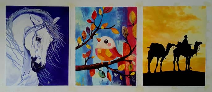 Painting collection for sale (Gulshan e hadeed)