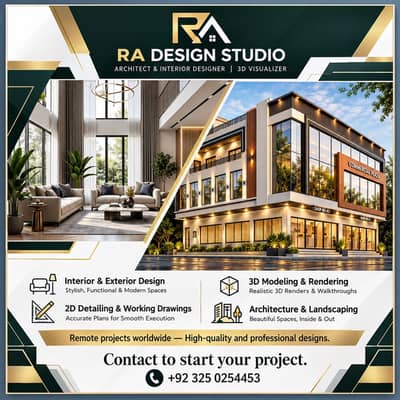 Architectural Design, Interior Design, Exterior Design, 3D Visualizati