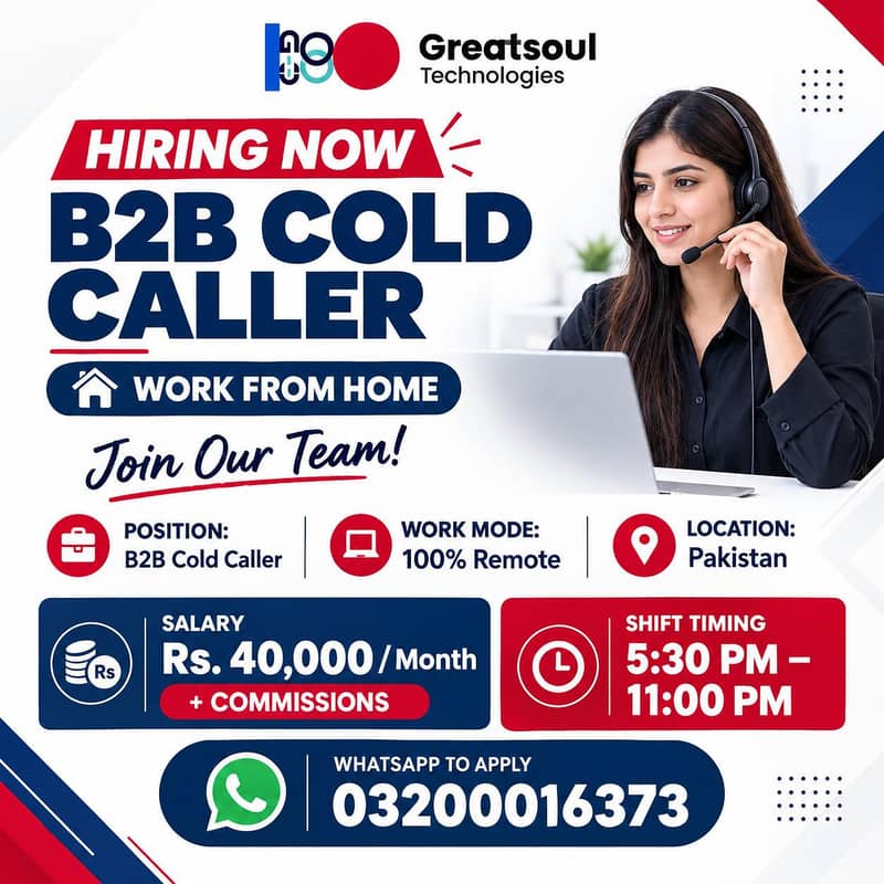 B2B Cold Caller Required-- 100% Remote - Call Center Jobs - 1120494302