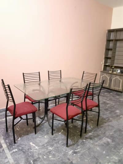 6 setter dining table black clr