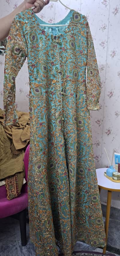 Full heavily embroided maxi