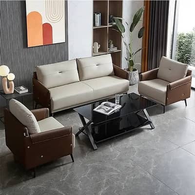 Sofa Set | 3 Seater + 2 Seater Chairs | Modern Living Room Sofa