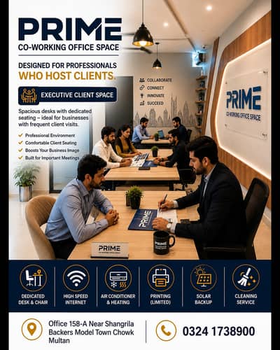 Prime Co-Working Office Space — Work. Connect. Grow