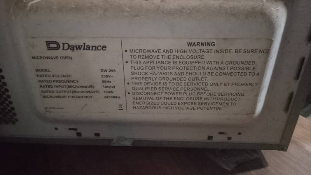 Microwave oven 1