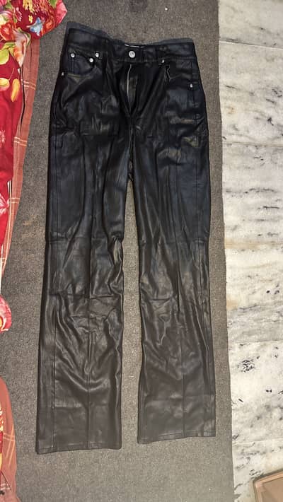 Zara original lather pants