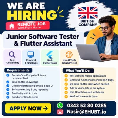 Junior Software QA, UI & Flutter Assistant