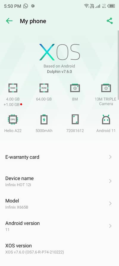 Infinix hot 12i 4+1(5.64) all ok exchange possible with good phone