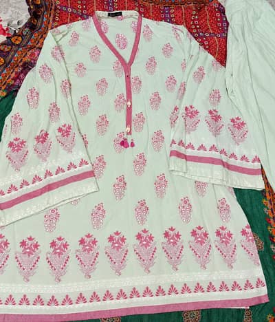 branded dress 3pc