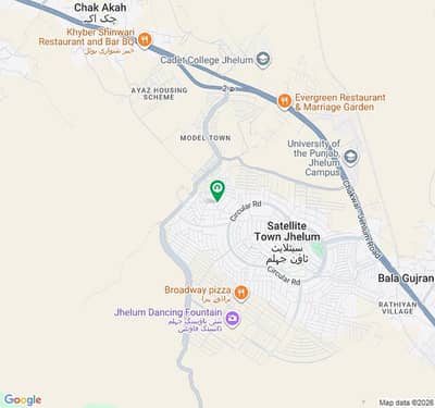5 Marla (Registry) Residential Plot For Sale In G-Block, Citi Housing, Jhelum