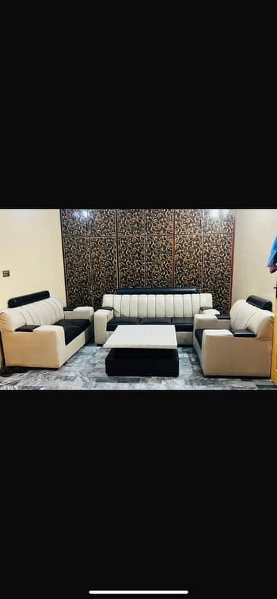 6 seater sofa set with table