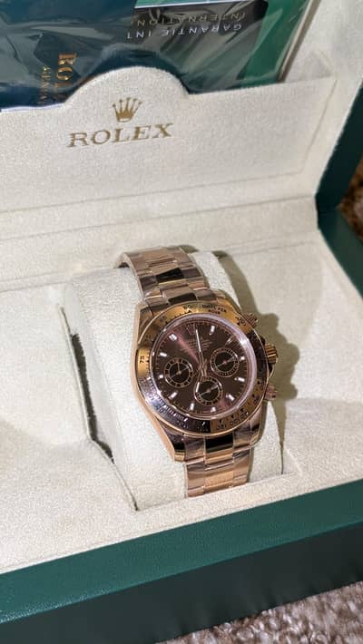rolex Daytona rose gold