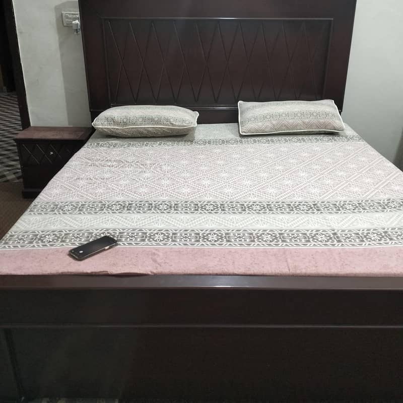 brown colour bed 3
