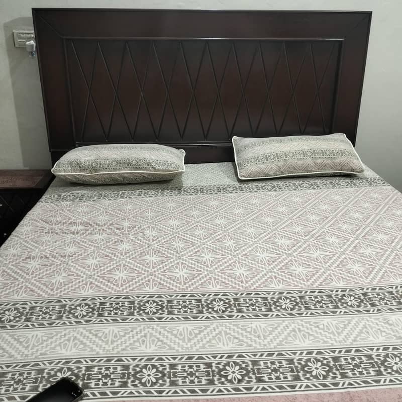 brown colour bed 9
