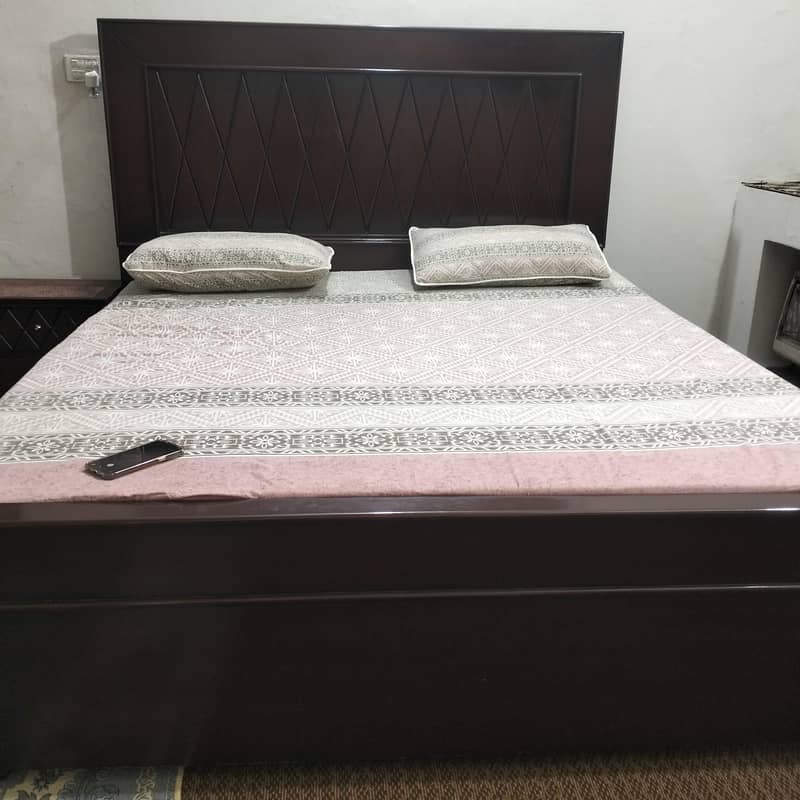brown colour bed 11
