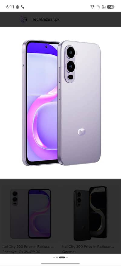 Itel city 200