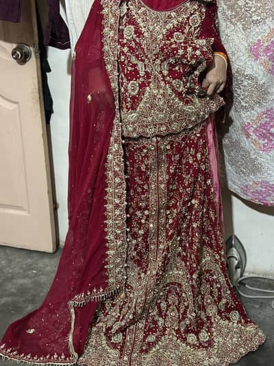Heavy Bridal Lehnga-Worn Once time -Condition 10/10