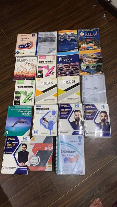 19 O level Books Bundle- Multiple subjects- Lahore
