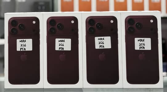 IPHONE 18 PRO MAX 256 GB PTA APPROVED 1 YEAR WARRANTY BOX PACK