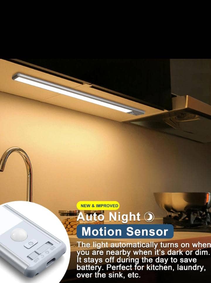Rechargeable Motion Sensor LED Light – Automatic Night Light 0