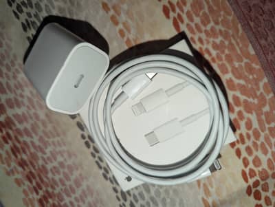 Apple 20W Fast Charger + USB-C to Lightning Cable for Sale