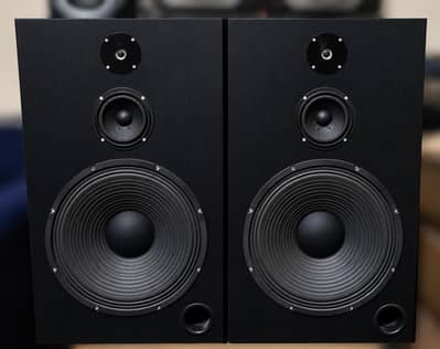 Technics 15 inch 3 Way speakers DJ system