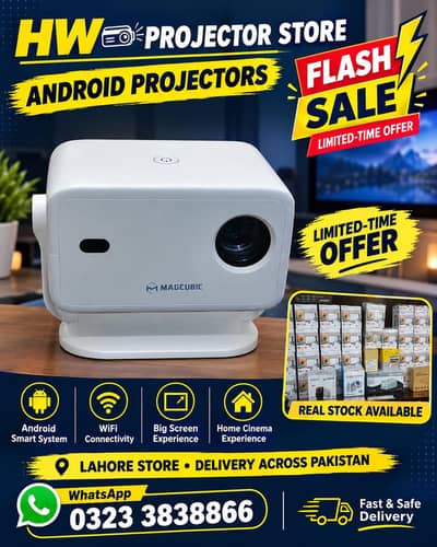 Flash  Sale 60% | Android 4K HD Projector | multimedia projector