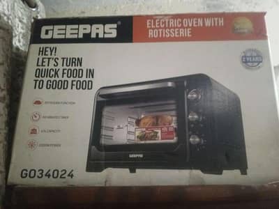 Geepas Saudi importad oven