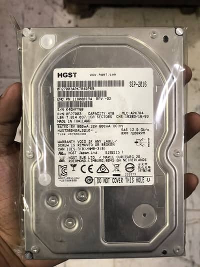4TB SAS HARD DRIVES HGST
