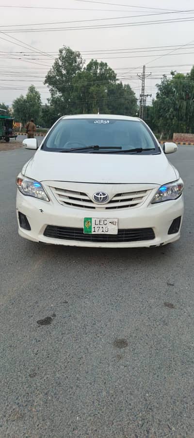 Toyota Corolla XLI 2012