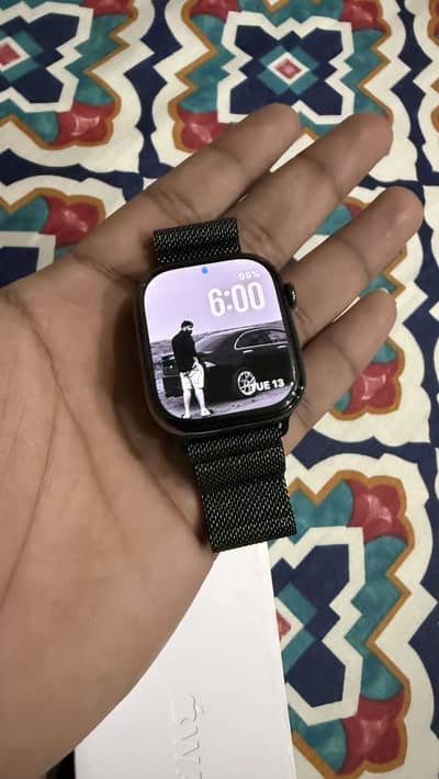 Apple watch 11 series 46mm black titanium / iphone