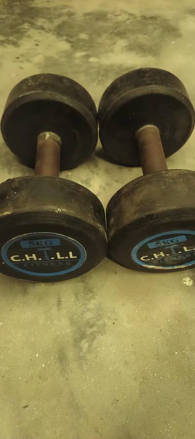 home fitness dumbbell.