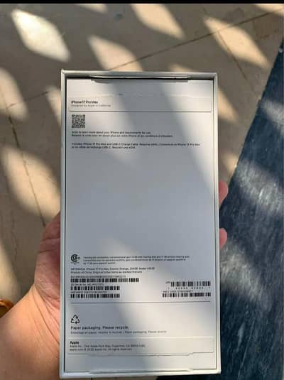 Apple iPhone 17 Pro Max 256 GB 10/10 Condition