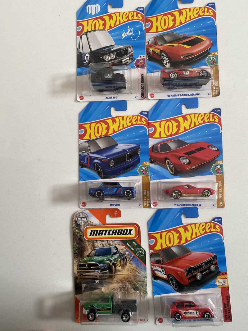 Hotwheels mainlines 0