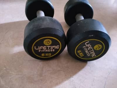 Fitness Dumbbells  6kg pair & 2 kg pair available