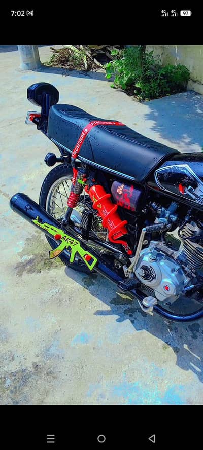 Honda 125 Modified Bike lush push Condition