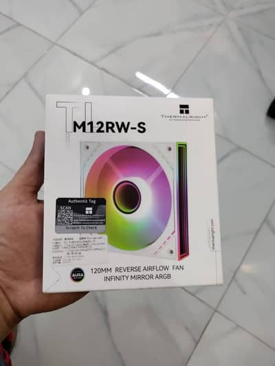 Thermalright TL-M12RW-S Reverse White Case ARGB Fan
